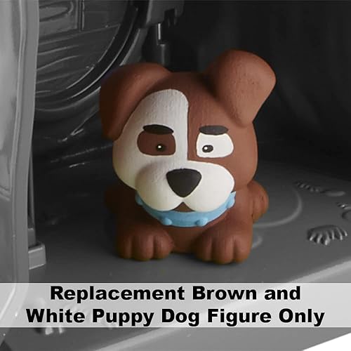 Miniatura 3 de Pieza de repuesto para Fisher-Price Little People Swing & Share Treehouse Playset - DYF19  Figura de repuesto de cachorro marrón y blanco