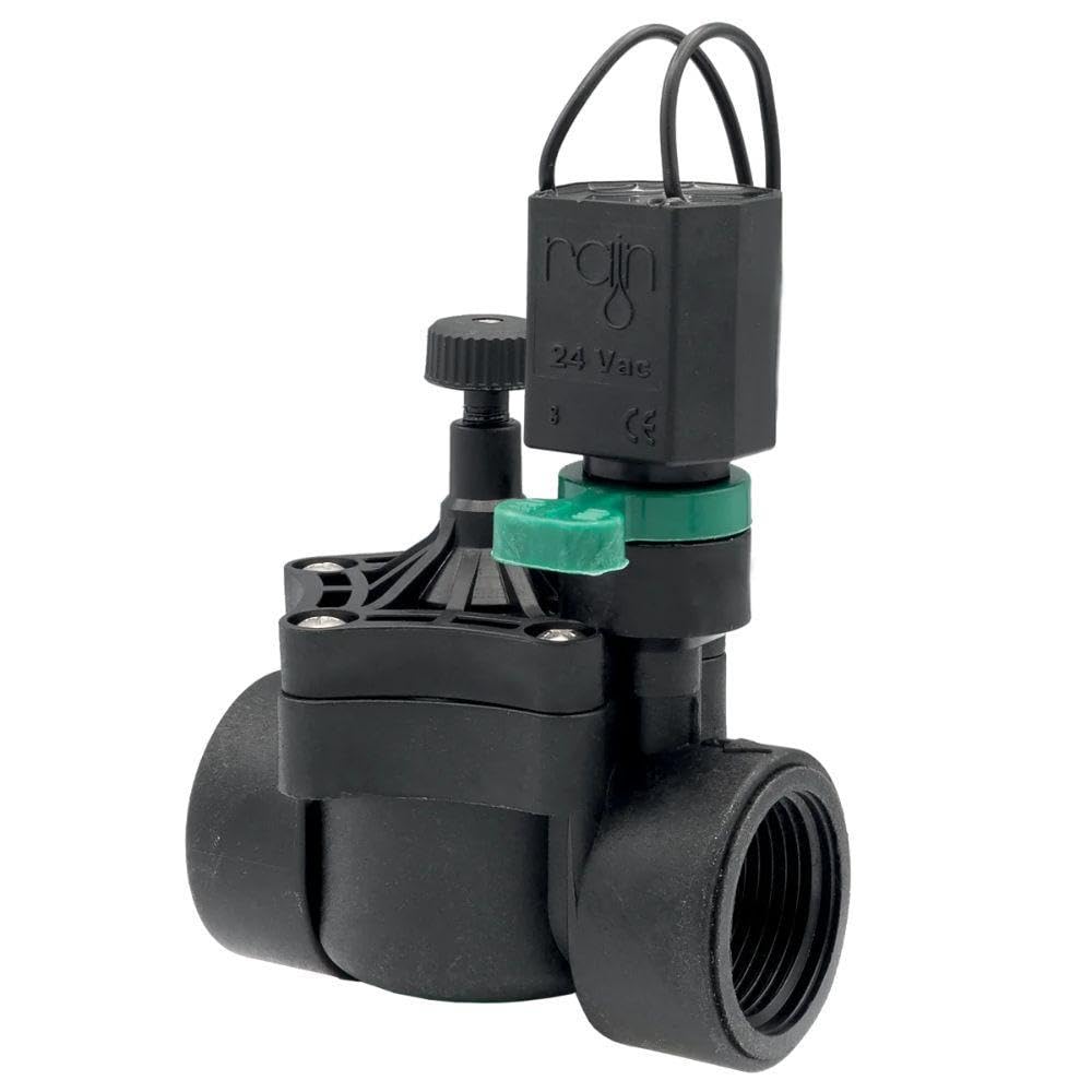 Elettrovalvola K-​Rain MADE IN ITALY RN-​150 1" FF Con Regolatore Di Flusso Per Sistemi Di Irrigazione| Astina In Acciaio Autopulente|Molla Della Membrana In Acciaio Con Azione Progressiva (1)