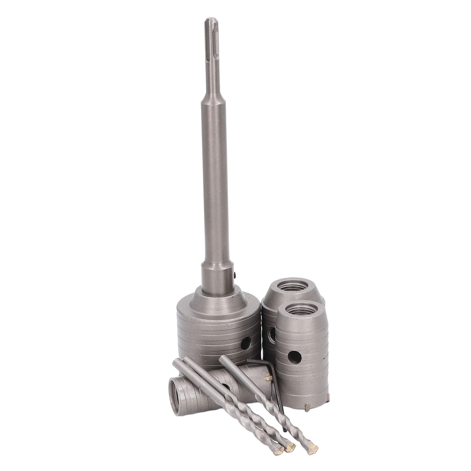 Kit a Tazza per Calcestruzzo 30mm 40mm 50mm 65mm con capacità di Foratura Ad Alta Resistenza per L'installazione di Muri di Mattoni di Cemento