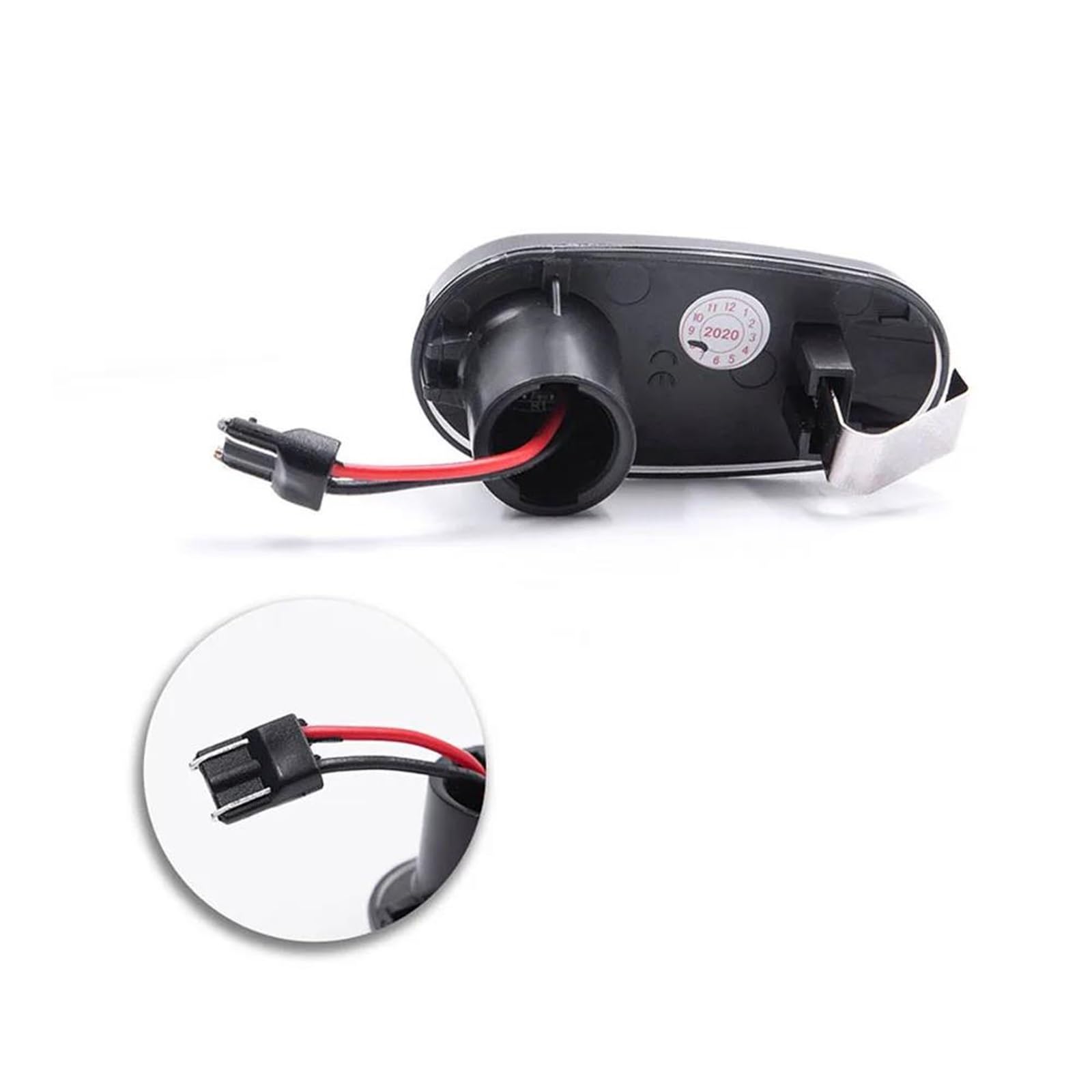 THRU Compatibile con Fiat per Bravo 198 2007-2014 Lente Affumicata Auto Indicatore Laterale Anteriore Luce Dinamica Ambra Indicatore di Direzione Lampada Indicatori Direzione luci