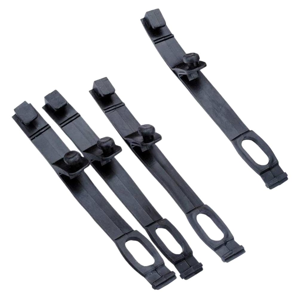 4X Motorcycle Headlight Bracket Clamp with Rubber Strips Spot Light Holder Mount