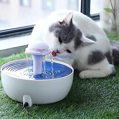 Fuente de agua eléctrica para gatos y perros 1.5L miniatura 2