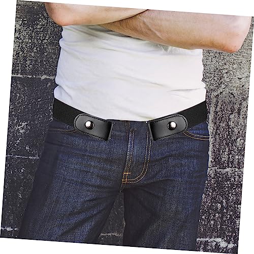 Elastic Belt for Women Pants Belt Invisible Belt No Buckle Cage Crossbody Bag Belt Shoulder Brooches for3