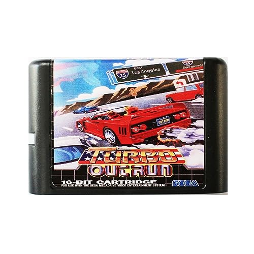 Tarjeta de juego MD de 16 bits Turbo Outrun para...