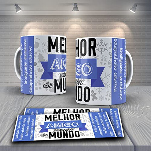 Caneca Amizade Melhor amigo secreto do mundo