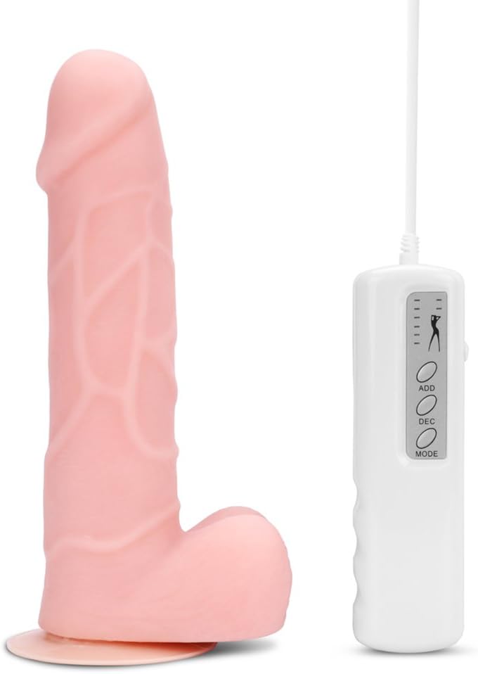 Dildo con forma de pene realista, con 7 posiciones de ...