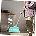 Gogogmee Long Handle Broom Dustpan Multi-Purpose Cleaning Tool for Home and Office