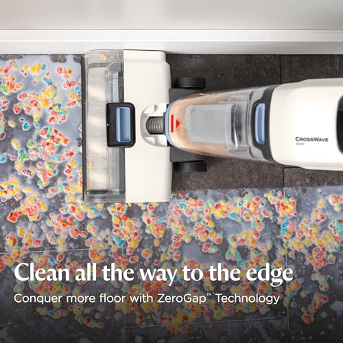 Image of Bissell CrossWave Edge Zero-Gap Wet Dry Vacuum Mop, 4111A