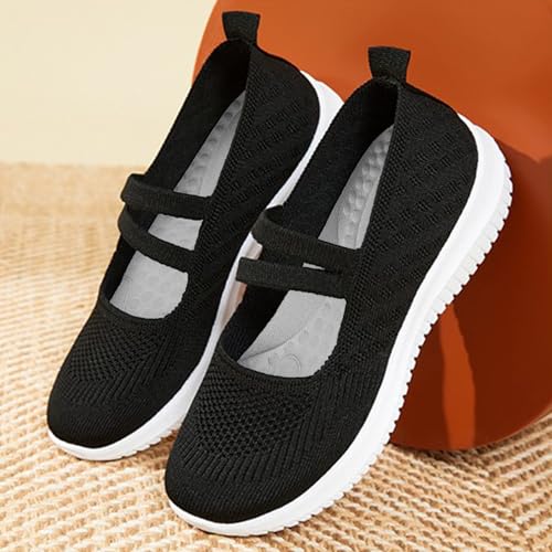Alexis Leroy Women's Mesh Casual Walking Shoes Comfy Knit Sneakers2