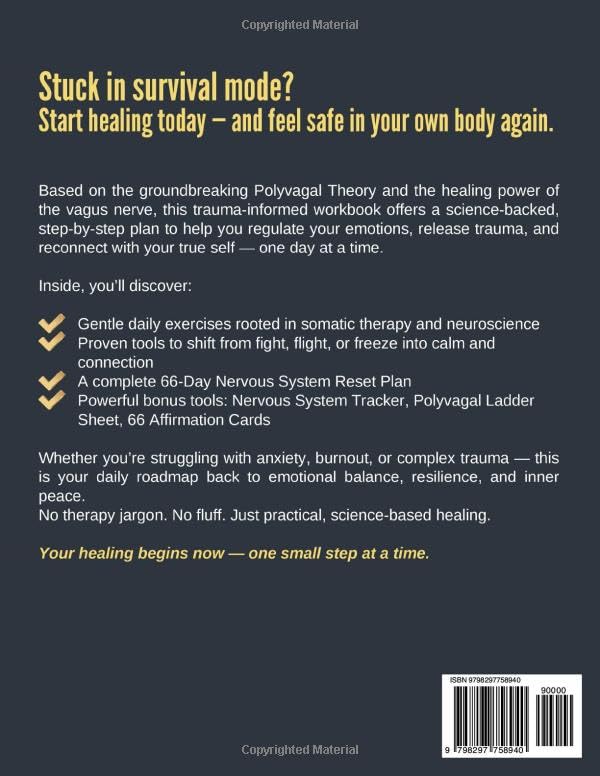 The Ultimate Polyvagal Theory and Vagus Nerve Workbook: 66 Days to Heal Trauma, Reset Your Nervous System, and Finally Feel Safe in Your Own Body (The 66-Day Healing Series) - Image 2