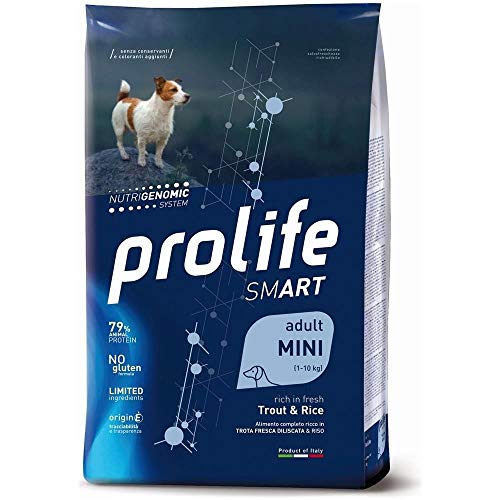 Prolife Adult Mini Trota e Riso Nutrigenomic crocchette - 7kg…