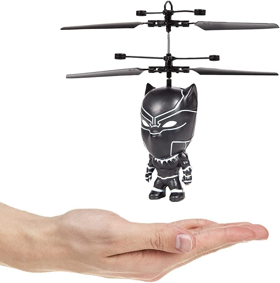 Marvel 3.5 Inch: Black Panther Flying Figure IR Helicopter (Marvel, Avengers, Black Panther)