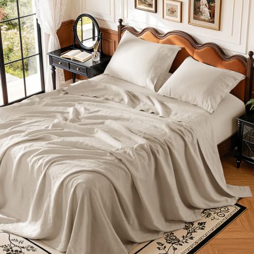 Shilucheng French Linen Queen Set