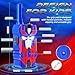 Transform Toys Walkie Talkies for Kids 2 Pack Blue Leader Robot, 2500 FT Range, Cool Eye Lights for 3 4 5 6 7 8 9 10 Year Old Outdoor Camping Toys, Birthday Gifts for Boys Ages 3-12