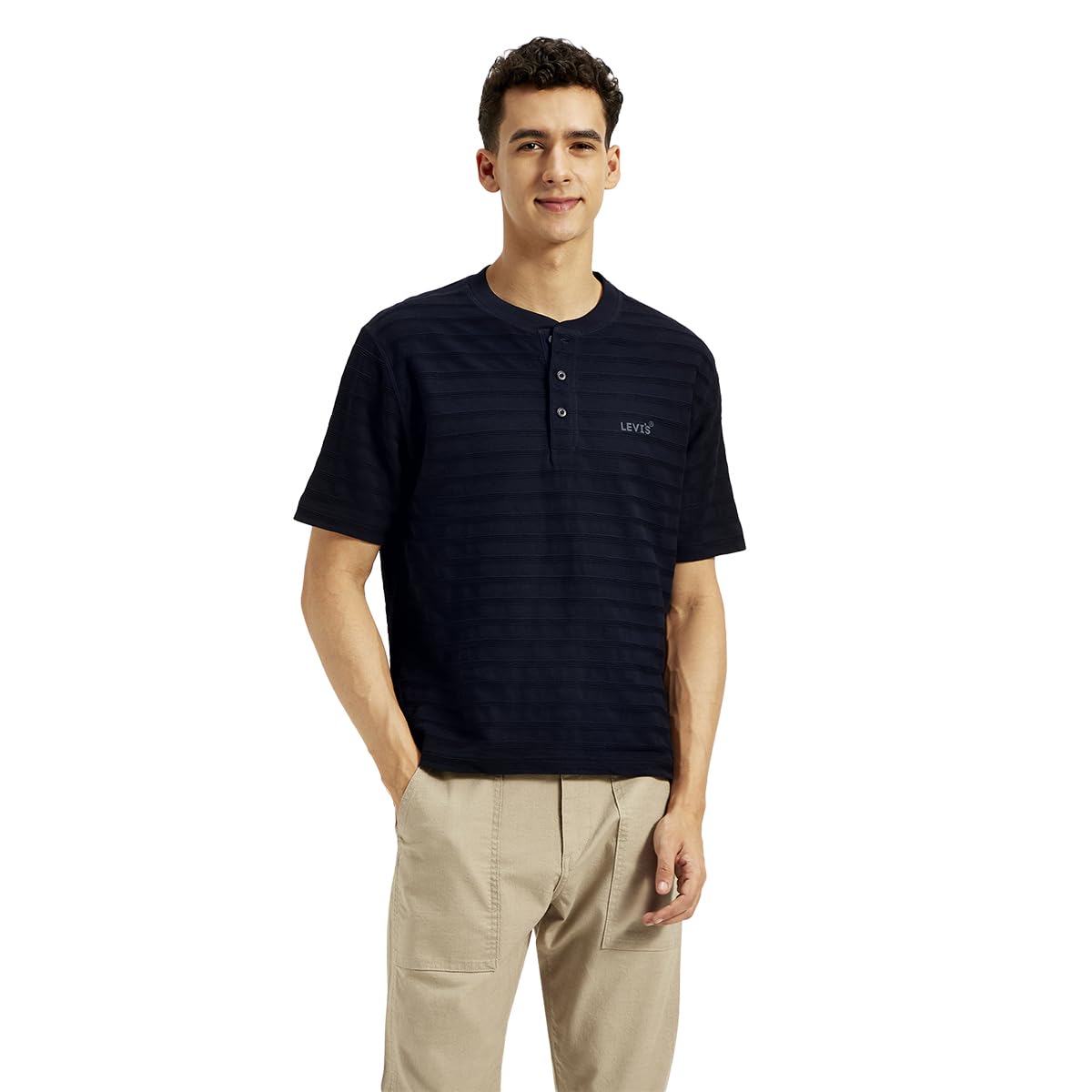 levi's Men's Striped Slim Fit T-Shirt-picture-52