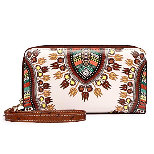 Bright African Black Dashiki Ostrich Fringe Tassels Western Country Handbag Women Shoulder Bag Wallet Set3