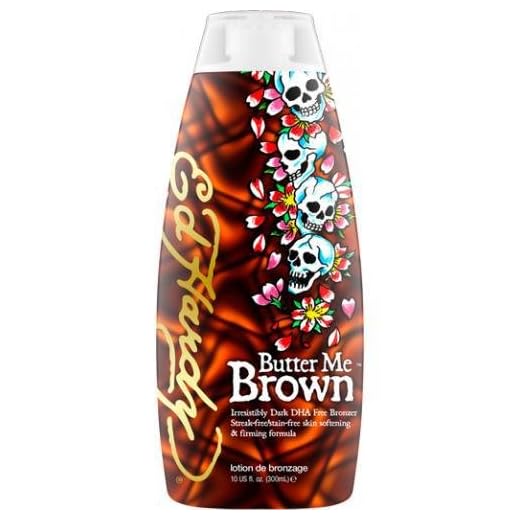 Ed Hardy Butter Me Brown Indoor Tanning Bed Lotion Bronzer 10 US fl. oz. (300 mL)
