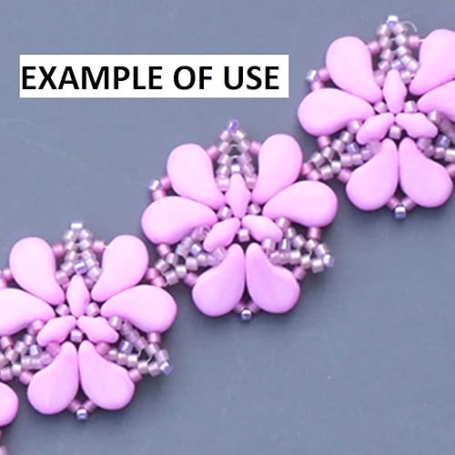 Miniatura 4 de Cuentas dúo de cachemira de vidrio checo de 0.315 in x 0.197 in, 0.35 oz, aproximadamente 40 cuentas - Tutti Frutti Tropical Rainforest