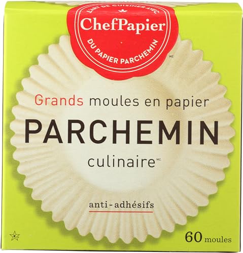 Paper Chef Large Baking Cups, Parchment (60 ct)