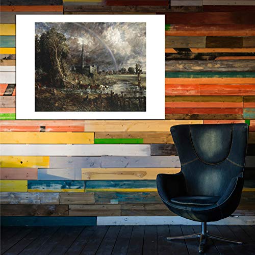 Affiche encadrée John Constable Salisbury Cathédrale Storm format grand mat - 6