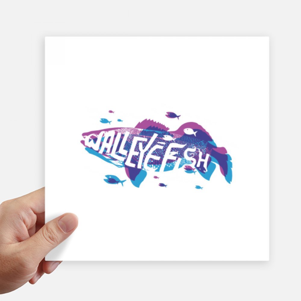 Sticker poisson bleu pourpre de 20 cm : protégez et décorez votre ordinateur portable
