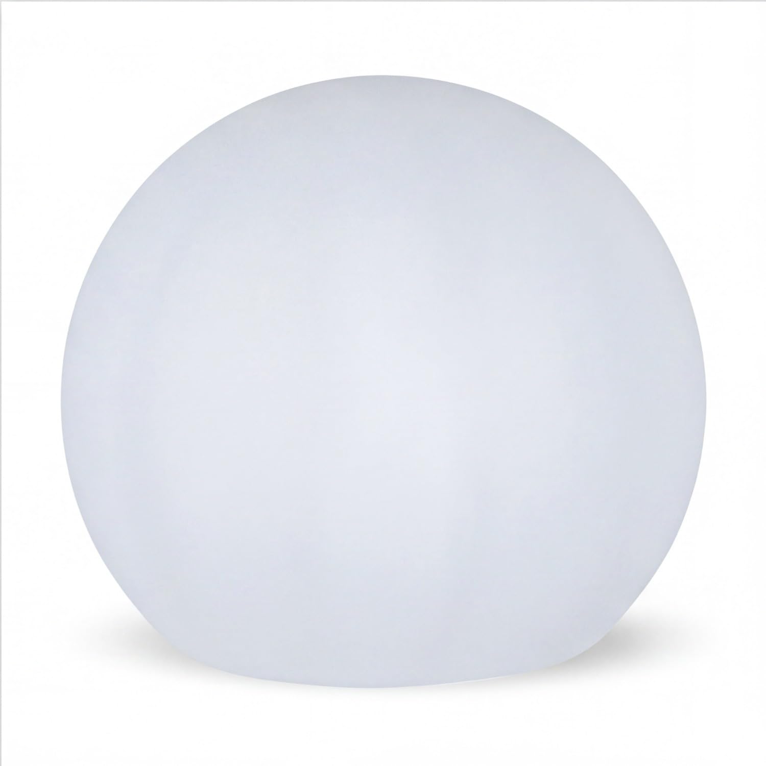 Licht-Erlebnisse Außenlampe mit Kabel Stecker Weiß IP65 inkl. E27 LED 2700 K warmweiß Ø 40 cm runde Wegeleuchte Terrasse Kugelleuchte Garten