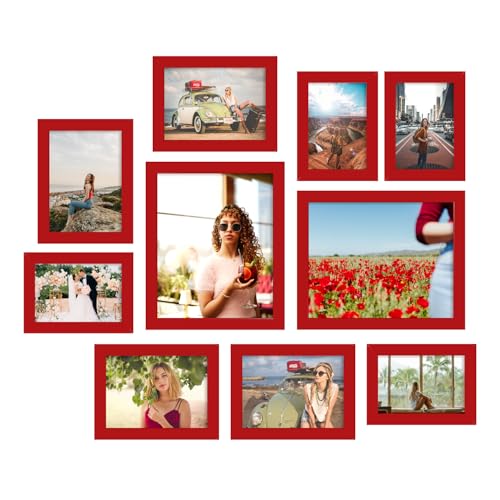 iRahmen Collage Picture Frames Set of 10, Wall Decor for