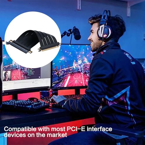 Cable elevador 16X para solucionar espacio en servers PCIe 4.0 con GPU universal 6