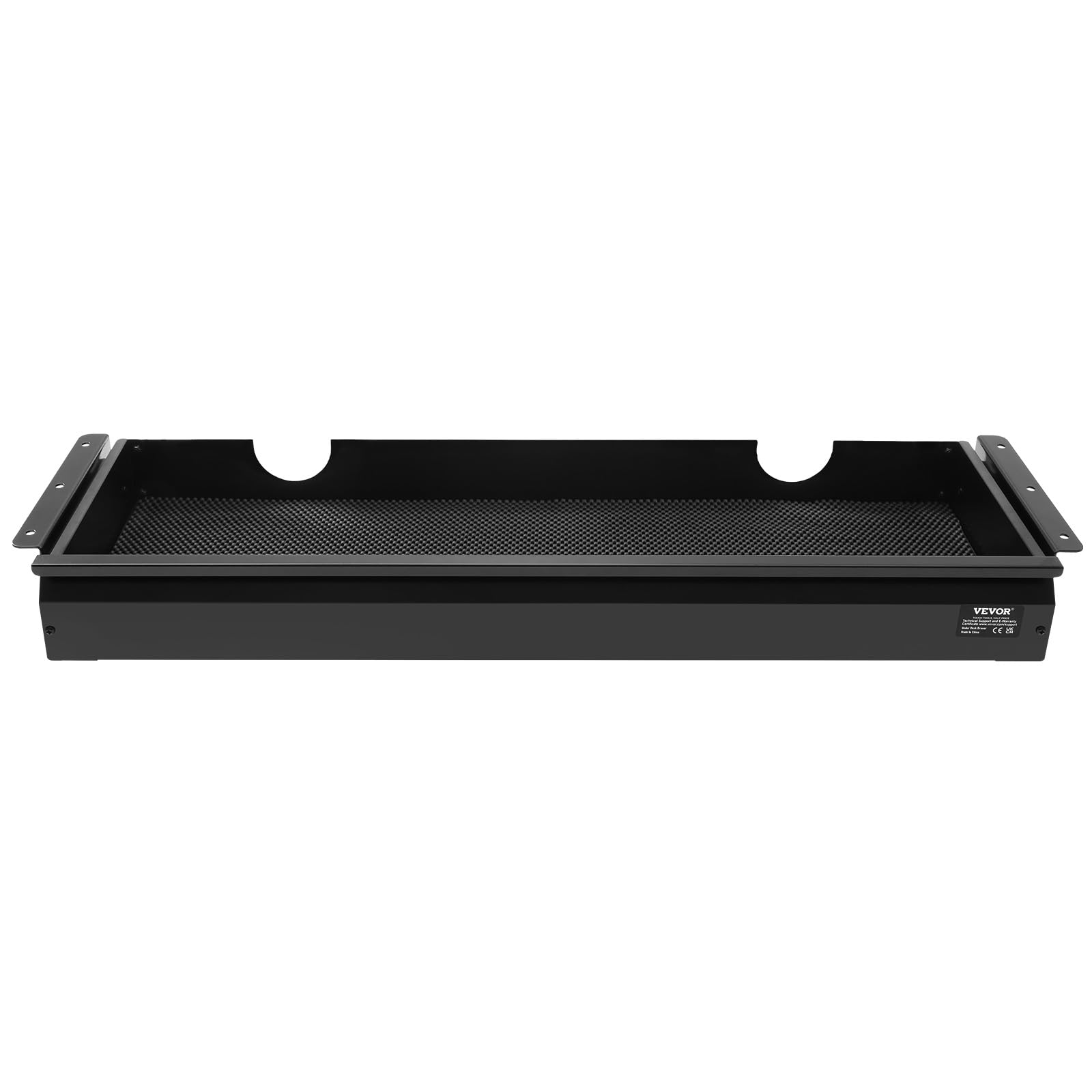 VEVOR Untertisch Schublade 840x240x107mm, Unterbau Schreibtisch, versteckter Schreibtisch-Aufbewahrungs-Organizer, Bleistiftschublade unter dem Tisch für Sitz- & Steharbeitsplätze im Büro & zu Hause