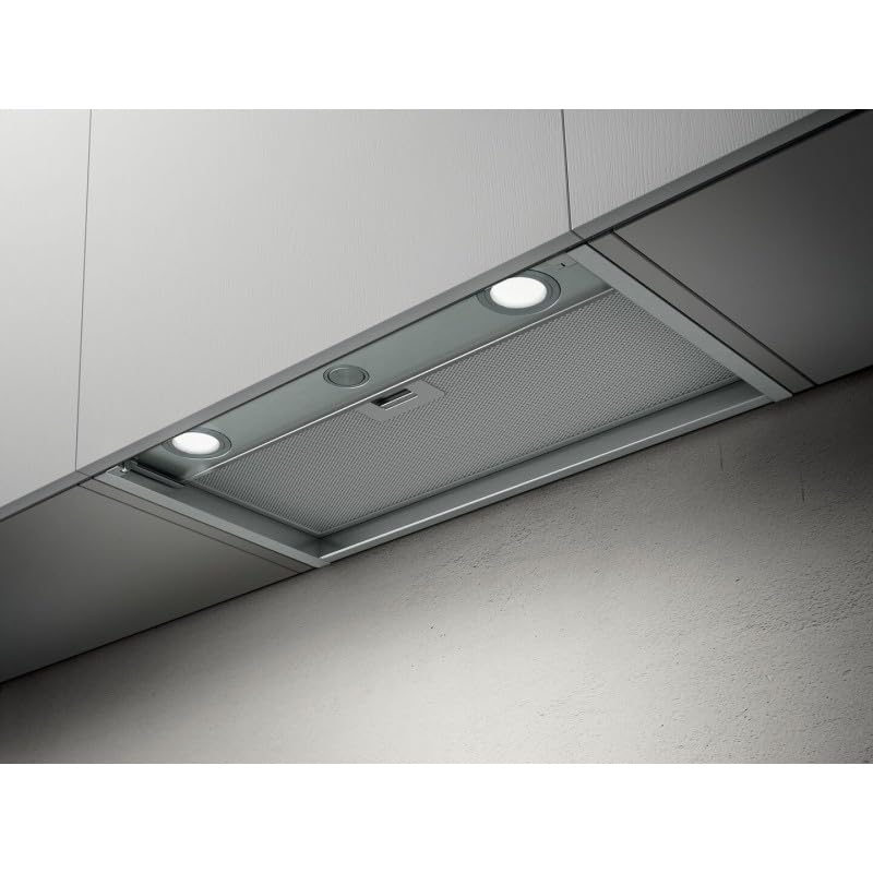 Elica BOXIN LX/IX/A/75 Incasso Nero, Acciaio inox 620 m³/h