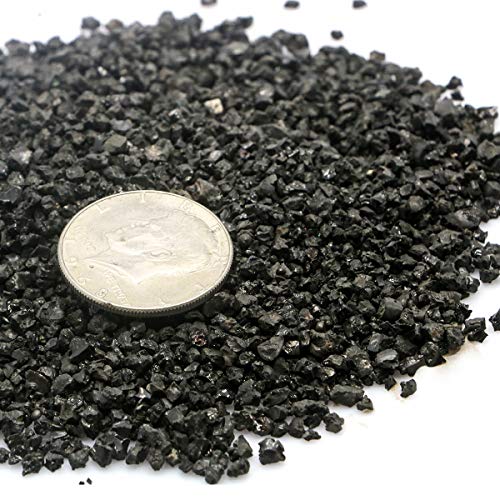 Toypopor 2.2 Lb Black Lava Pebble Vase Filler Pebbles Stones Crafting Floral Arranging Home Decor Decorative Colored Crushed Stones Special Black Aquarium Gravel For Freshwater Aquariums #TOP1
