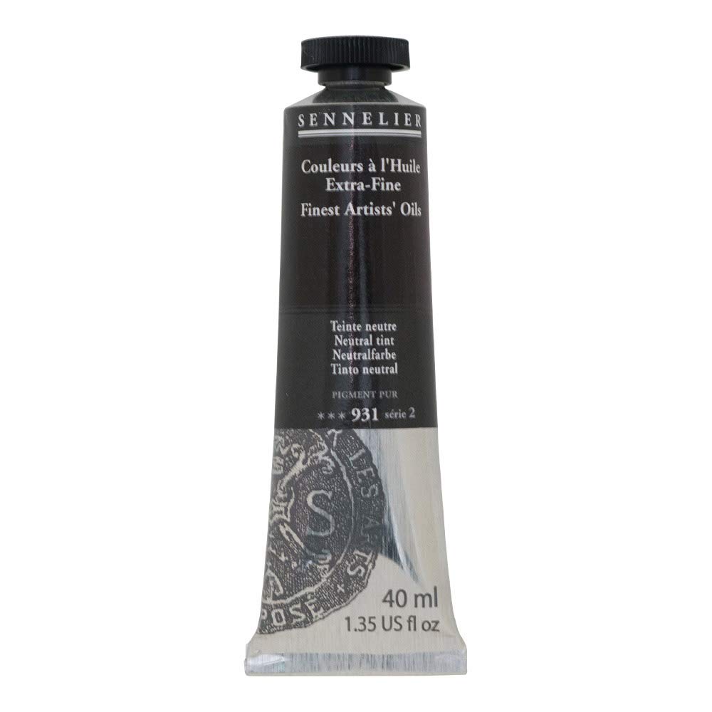Sennelier Couleurs à l'huile 40ml Neutral Tint pour ombrages