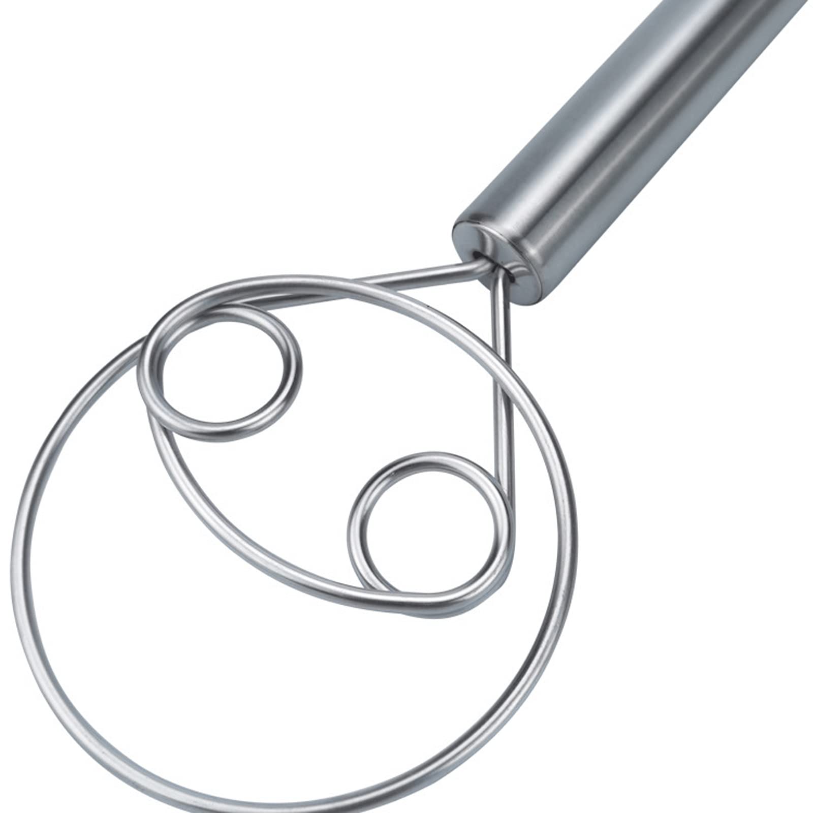 Batidor de cocina, pequeño, acero inoxidable, manual, semiautomático, for leche, giratorio