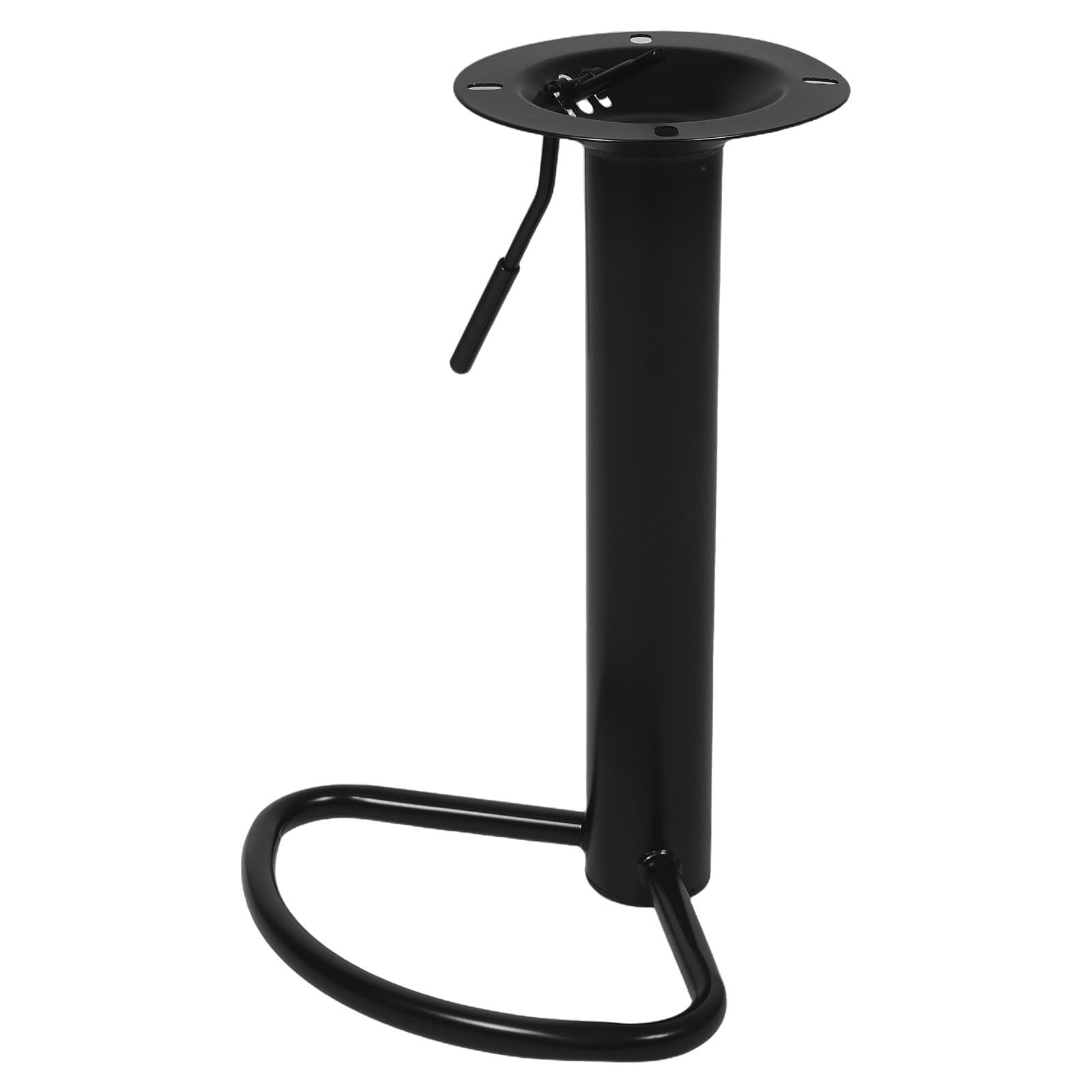 Base giratoria para barra de cocina con elevador metálico negro antiarañazos