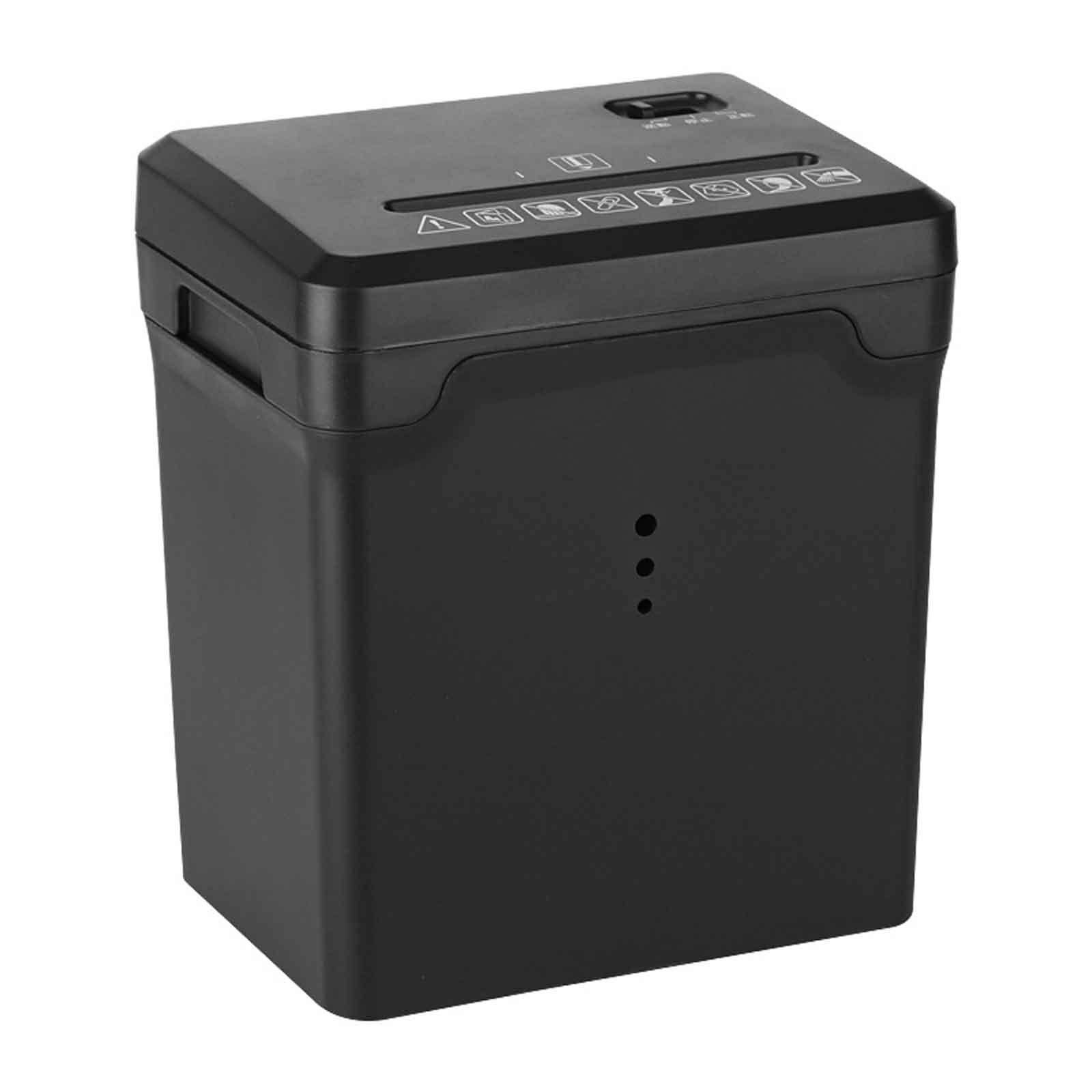 Distruggi Documenti per Uso Domestico, Mini distruggidocumenti per Uso Domestico, Piccolo distruggidocumenti Elettrico, capacità 3L, 4 Livelli di riservatezza, spegnimento Automatico, 175x130x200mm