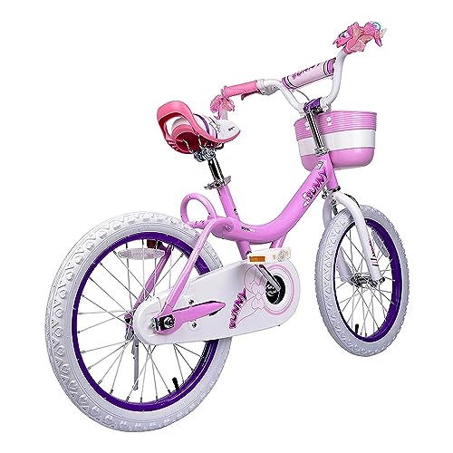 Image of Royalbaby Princess Girls Kids Bike 12 14 16 18 20 Inch Children Bicycle with Basket for Age 3-12 Years
