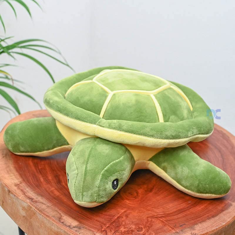 Daily Crafts Soft Toy Jungle 32Cm Turtle Plush Toy Stuffed Animal Doll Plush Toys Girls Boys Gifts| Cuddle Friend for Babies