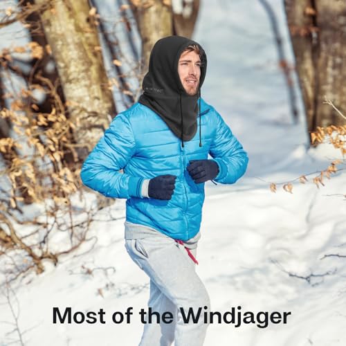 Joyoldelf FBA_RZ-HL12-75GO Ski Mask For Men Women Balaclava Face Mask Full Face Mask Breathable Sports Mask- Black thumb #7