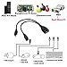AuviPal 2-in-1 Micro USB to USB Adapter (OTG Cable + Power Cable) for Fire Stick, PlayStation Classic and More - 2 Pack