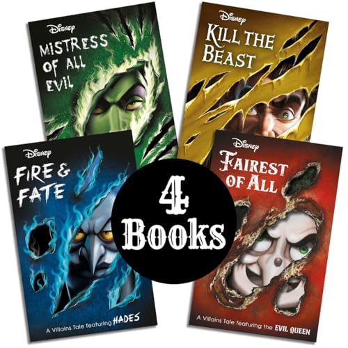 Disney Villain Tales: Collection One (4 Book Paperback Collection)