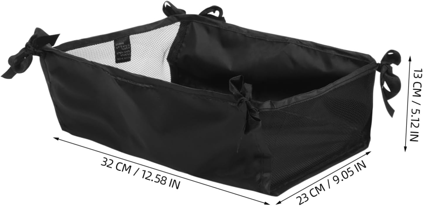 Stroller Bottom Organizer Bag Mesh Stroller Pouch for Diaper Bag Net Cover