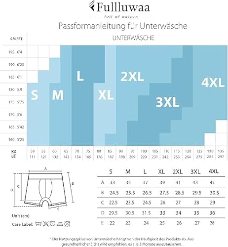 Fullluwaa Boxershorts Herren 10er Pack Baumwolle Unterhosen Männer Ohne Kratzenden Zettel Atmungsaktiv und Weiche Herrenunterwäsche