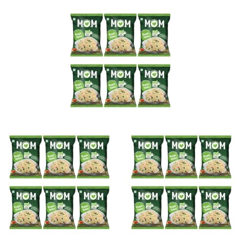 Image of MOM - Meal of the Moment, Veggie Upma Pouch, 63g (Pack of 18) - Ready to Eat | Instant Food | No Added Preservatives