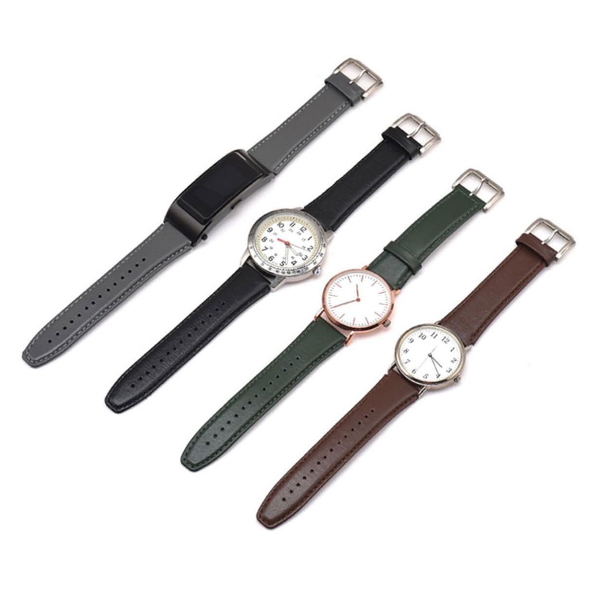 OSALADI 2 Uds B5 Correa De Reloj Pulsera De Cuero De Repuesto Reloj Pulsera Reloj Inteligente Para Mujer Reloj Para Hombre Inteligente Correas De Reloj Para Relojes De Hombre Miss Correa