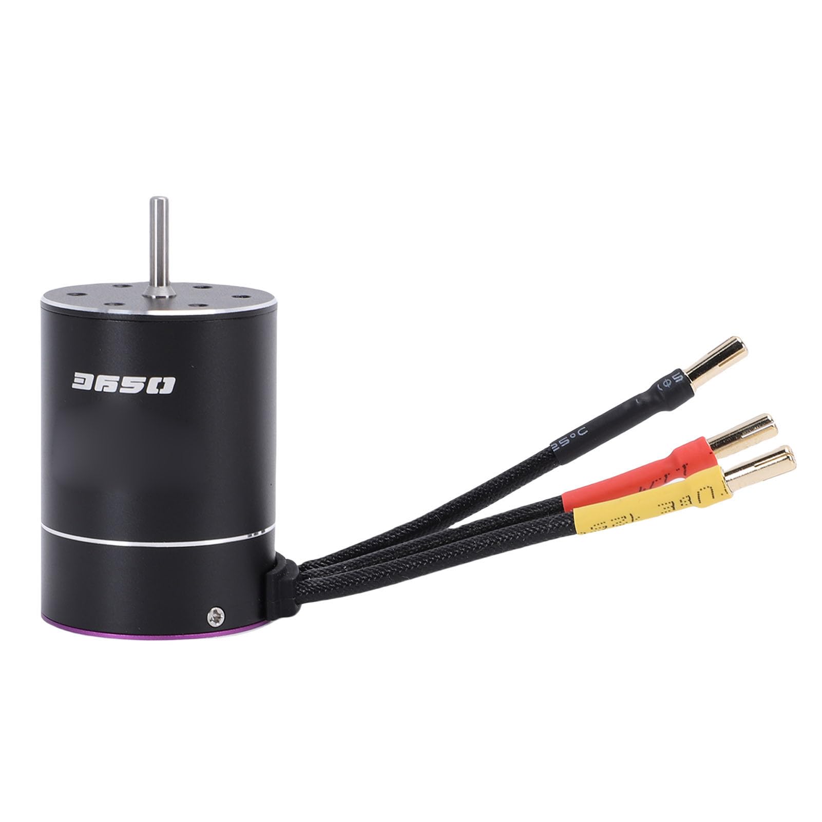 3650 4300KV Motor sin escobillas Motor de alta velocidad RC coche barco piezas púrpura negro