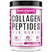 Collagen Peptides Powder for Women | Grass Fed Hydrolyzed Collagen Powder for Healthy Hair Skin Nails and Joints - Paleo Friendly & Flavorless Keto Protein Powder for Sports Recovery - Sheer Strength