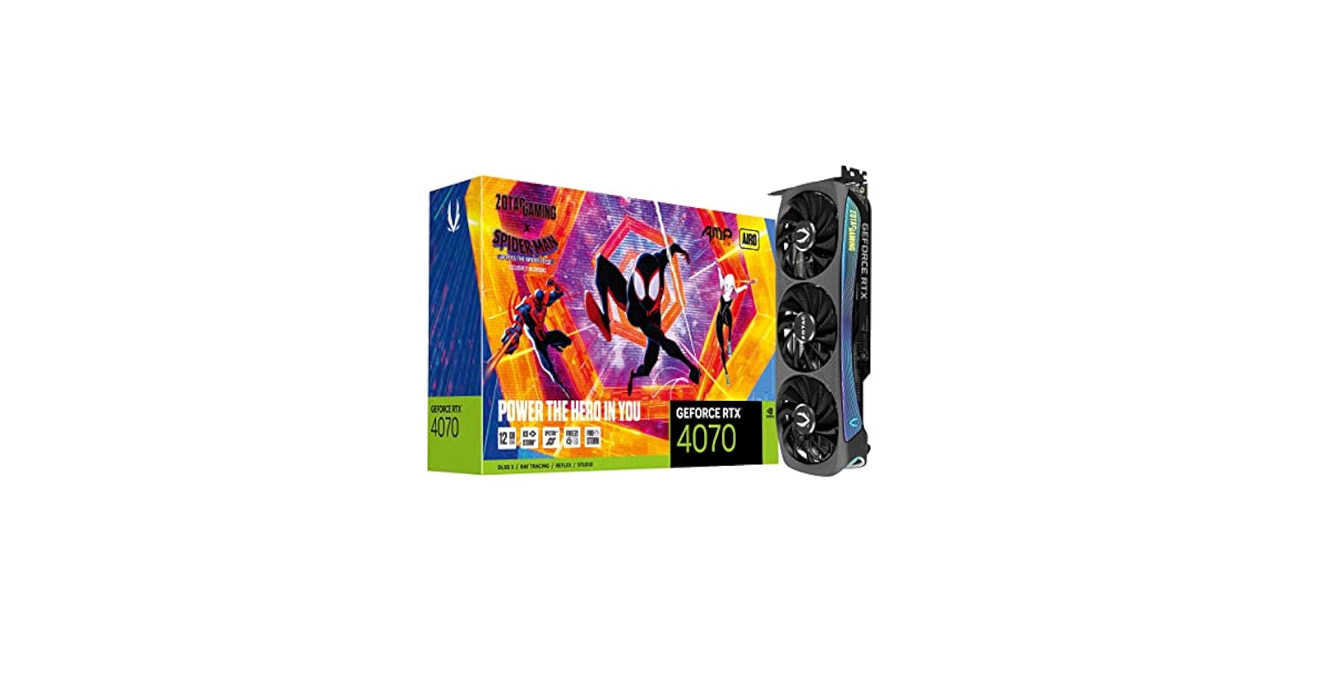 Amazon.com: ZOTAC Gaming GeForce RTX 4070 AMP AIRO Spider