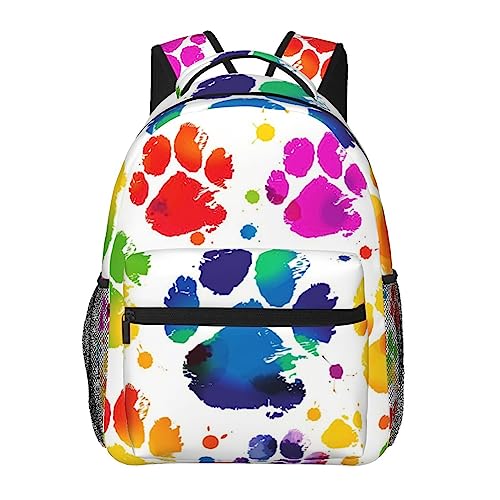 Sac à dos voyage ergonomique contre le mal de dos motif pattes
