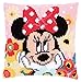 Cojín con diseño de Minnie Mouse en versión Daydreaming, Hecha en Punto de Cruz