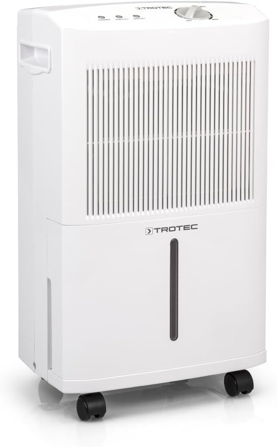 Trotec Deshumidificador TTK 50 E (deshumidificación de 16L/24h) para habitaciones de 20m ²